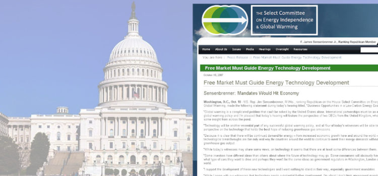 Press Releases for the House Select Committee on Energy Independence and Global Warming